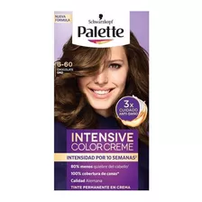 Kit Tinte Schwarzkopf Professional Palette Palette Intensive Color Cream Tono 6-60 Chocolate Oro X 45g