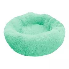 Cama Mascotas Antiestres Circular Felpa M