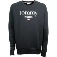 Moletom Tommy Jeans Preto Masculino Tjdm0dm16095preto