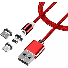 Cables Cargadores Magneticos 3 En 1 Usb