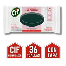 Cif Toallitas Húmedas Higienizador Con Alcohol 36 Un