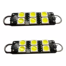 Led Gancho 44mm 6 Micro Led Luz Blanca Xscorpion Led Rl-6sl2