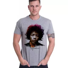 Camiseta Jimi Hendrix Moda Rock Masculina Bandas