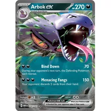 Arbok Ex 151 Carta Pokémon Tcg Original+10 Cartas
