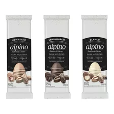 Chocolate Huevos Pascua Baño Reposteria Alpino Tableta 500gr