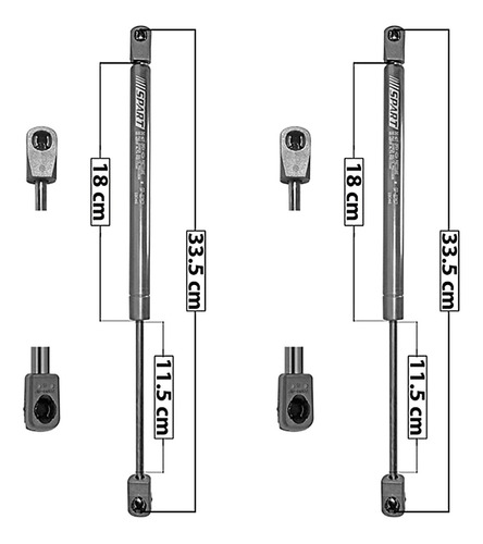 Set 2 Amortiguadores Cofre Spart Ford Expedition 03_06 Foto 6