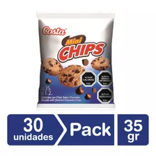 Pack 30 - Costa Galleta Mini Choco Chips 35 Gr