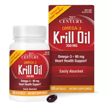 Aceite De Krill 350 Miligramos 60 Gramos