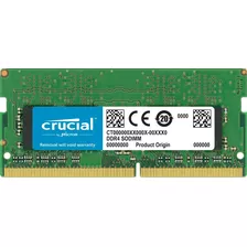 Memoria Ram Color Verde 4gb 1 Crucial Ct4g4sfs8266