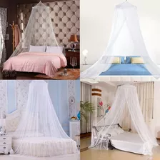 Mosquiteiro Branco Renda Cama Casal Protege De Pernilongo