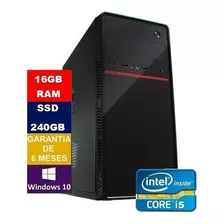 Pc Computador Cpu Core I5 3470 Ssd 240gb + 16gb Memória Ram