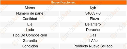 Amortiguador Gas Delanteros Derechos Renault Laguna 03_06 Foto 2