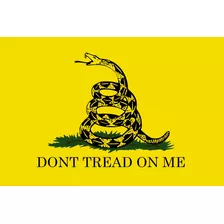 Bandeira Gadsden Don't Tread On Me 1,50x1 Liberal Ancap