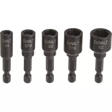 Tuercas Magnéticas Dewalt, 1/2'', Para Llave De Impacto X5