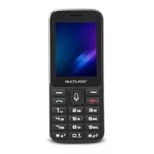 Celular De Idoso Multilaser Zapp Whats Rádio E Mp3 Dual Chip