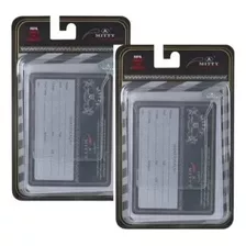 Kit 2 Refil Para Carteira Mitty Plástico - Plm2 Cor Branco-branco