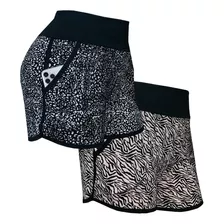 Pantalonetas Deportivas Short Mujer Ripple Oríginal Combo X2