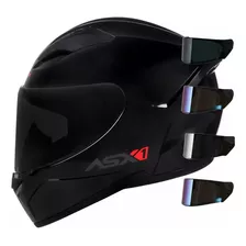 Capacete Moto Asx City Diversas Cores + Viseira Extra