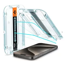 Película Spigen Sensor Vidro Para iPhone 15 Pro Max 6.7 (2un