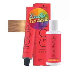 Kit Tintura Ox Igora Royal Schwarzkopf 8 Louro Claro Variaçõ