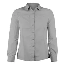 Camisa Trekking Manga Larga Mujer Uso Casual Diario