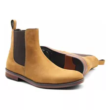 Botin Chelsea Boots Hombre Caballero Moda Piel Gamuza 