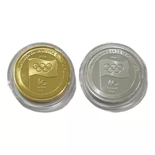 2 Medalhas Entrega Da Bandeira Olímpica