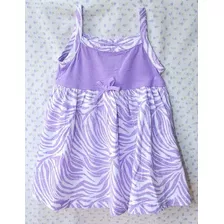 Carters / Childrens Place Vestido De Bebe Algodón Lila 9 M