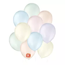 Balão Bexiga Candy Color São Roque Nº 11 Sortido C/ 25un
