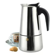 Cafeteira Italiana Espresso Aço Inox 6 Xicara Manual Termica Cor Prateado