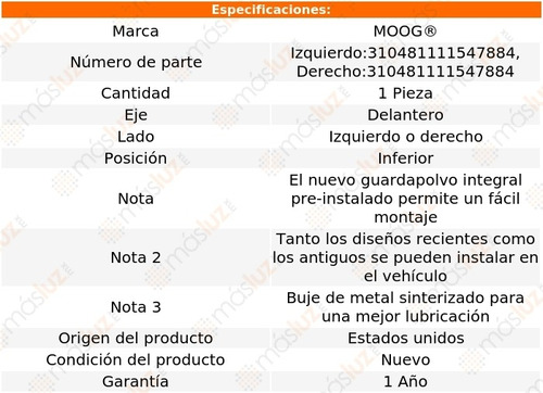 1_ Rotula Horquilla Delantera Envoy Xuv 2004/2005 Moog Foto 2