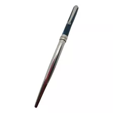 Caneta Montegrappa Esferográfica Xs Azul Prata 925