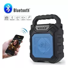 Corneta Recargable Bluetooth Fm Sd Usb Auxiliar 