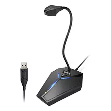 Usb Computer Microphone, Plug &play Desktop Omnidirectional