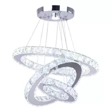 Lámpara De Araña Led Iluminación Colgante De Cristal Techo