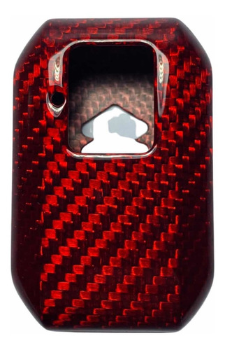 Carcasa Llave Funda Fibra Carbono Suzuki Swift Rojo Foto 2