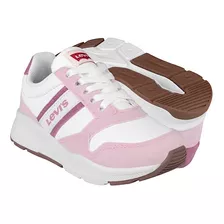 Tenis Casuales Niña Levi´s 407630013 Simipiel Blanco