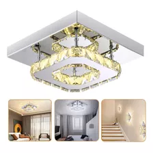 Vedd® Lámparas De Techo Led Modernas Cristal 3 Color Ajuste