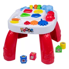 Mesa Didática Play Time De Atividades Mesinha Infantil 