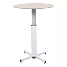 Mesa De Pedestal Redonda Neumatica Luxor Lx-pnadj