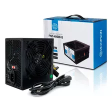 Fonte 400w Real Bivolt Sata Atx 24 Pinos C/ Cabo Hoopson