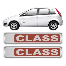 Par Emblema Adesivo Resinado Class Ford Fiesta 2011 12 13 14