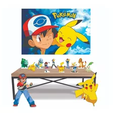 Kit Display Pokemon - 8 Mesa 2 Chao + Painel 