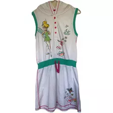 Vestido Musculosa Capucha Disney Original Tinkerbell