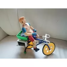 Muneco Antiguo Ciclista