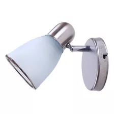 Aplique Acero Para Baño Cocina E27 Led Tulipa De Vidrio