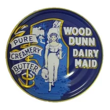 Mantequilla Azul Cremosa Pura Lata 454g Wood Dunn Dairy Maid