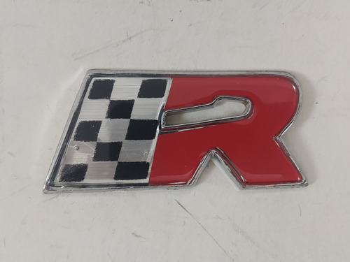 Emblema Generico Racing R Grande 7.5cm X 3.5cm Foto 2