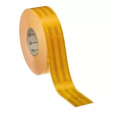 Cinta Reflectiva Amarilla Eversafe Grado Diamante Apta Vtv Color Amarillo