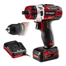 Taladro Atornillador Inalámbrico De 10mm Einhell Te-cd 12/1 X-li 12v + Accesorio Con Caja De Cartón 100v/240v 50hz/60hz